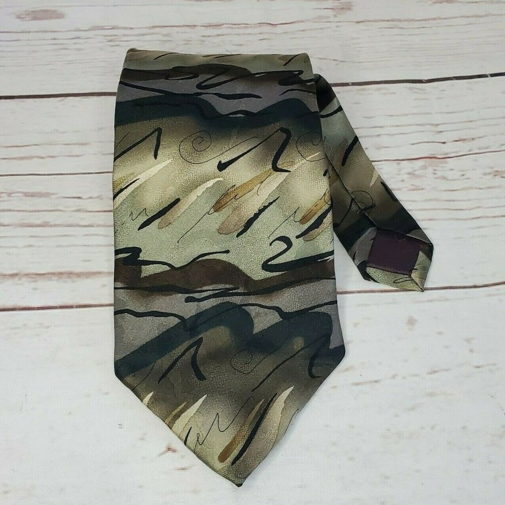 Vintage J Garcia Silk Happy Birthday Tie
